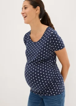 Mujer bonprix bonprix Pack de 2 camisetas premamá de algodón orgánico