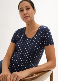 Mujer bonprix bonprix Pack de 2 camisetas premamá de algodón orgánico