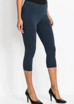 bonprix bonprix Básicos|Pantalones>Pack de 2 leggings cropped azul marino-turquesa