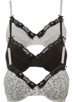 Mujer bonprix bonprix Pack de 3 sujetadores