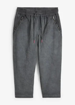 Mujer bonprix bonprix Pantalón 3/4 con cordón en contraste