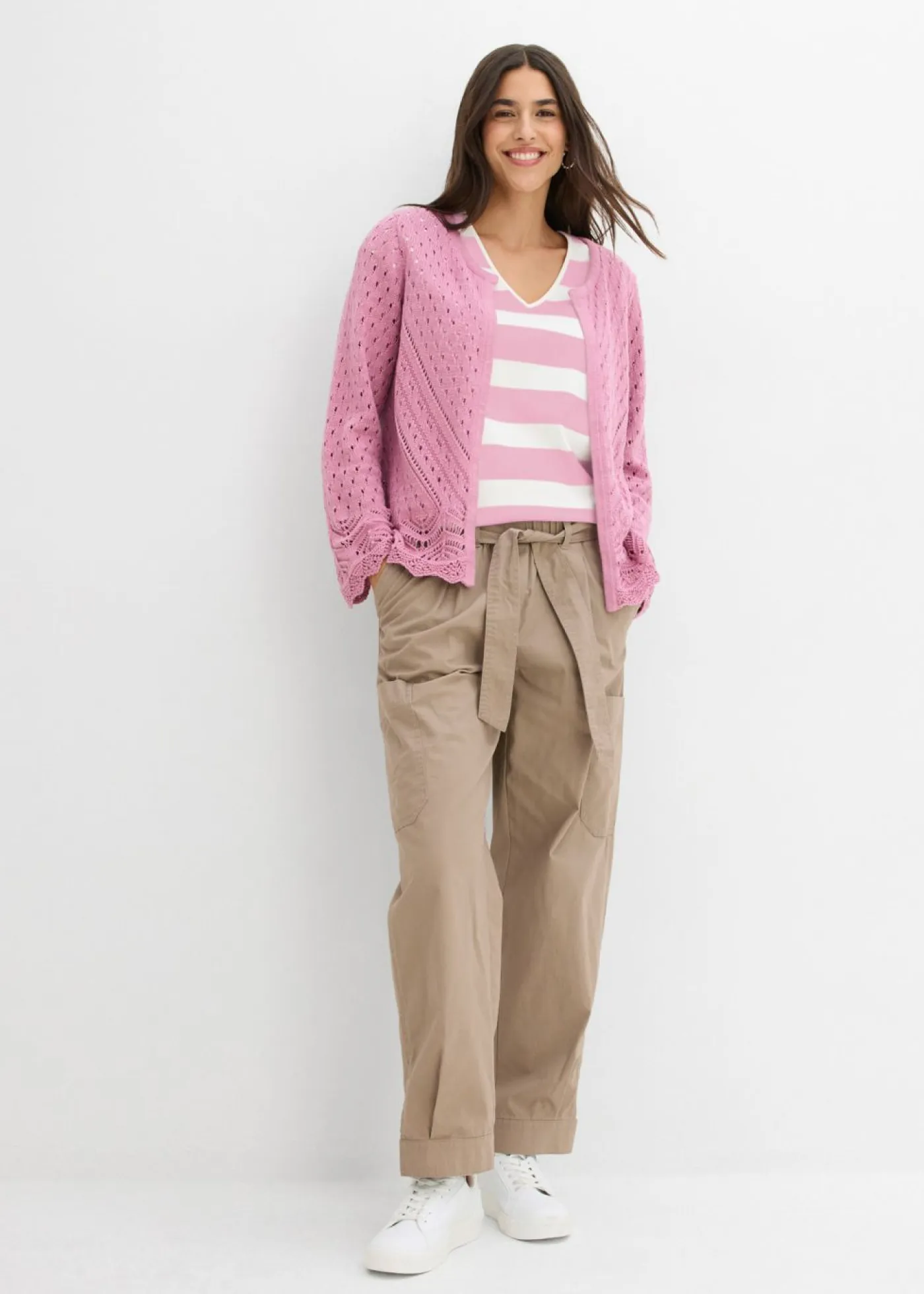 Mujer bonprix bonprix Pantalón acortado tipo cargo