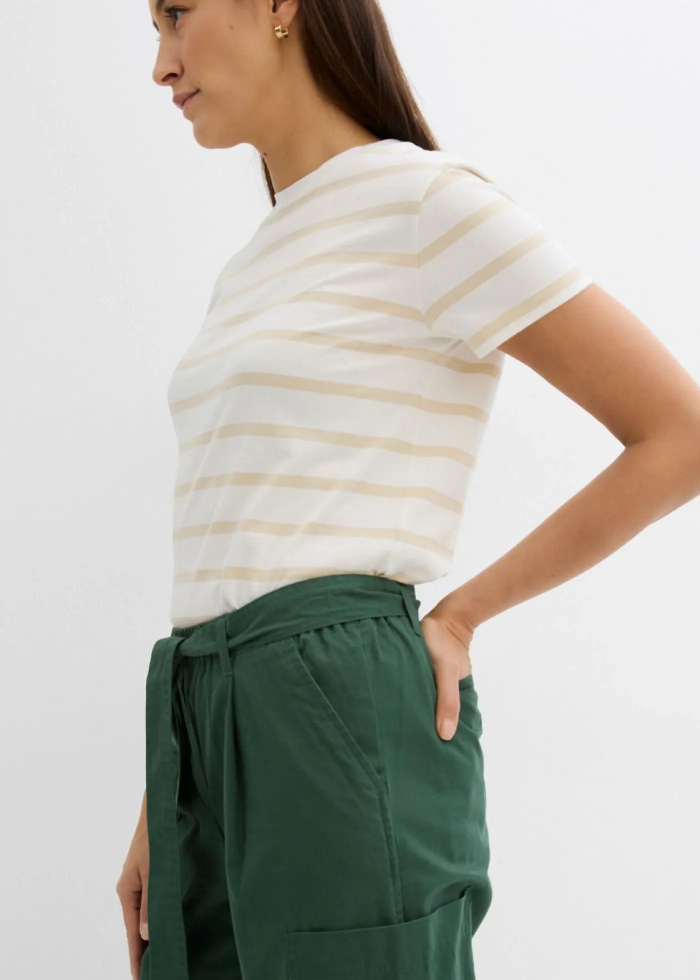 Mujer bonprix bonprix Pantalón acortado tipo cargo