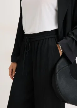 Mujer bonprix bonprix Pantalón ancho con cinturilla cómoda