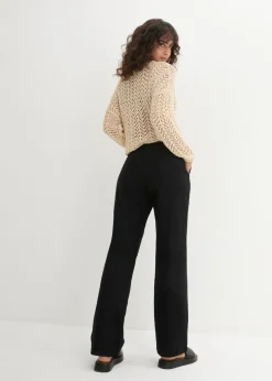 Mujer bonprix bonprix Pantalón ancho con lino