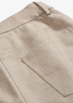 Mujer bonprix bonprix Pantalón ancho de 5 bolsillos con lana
