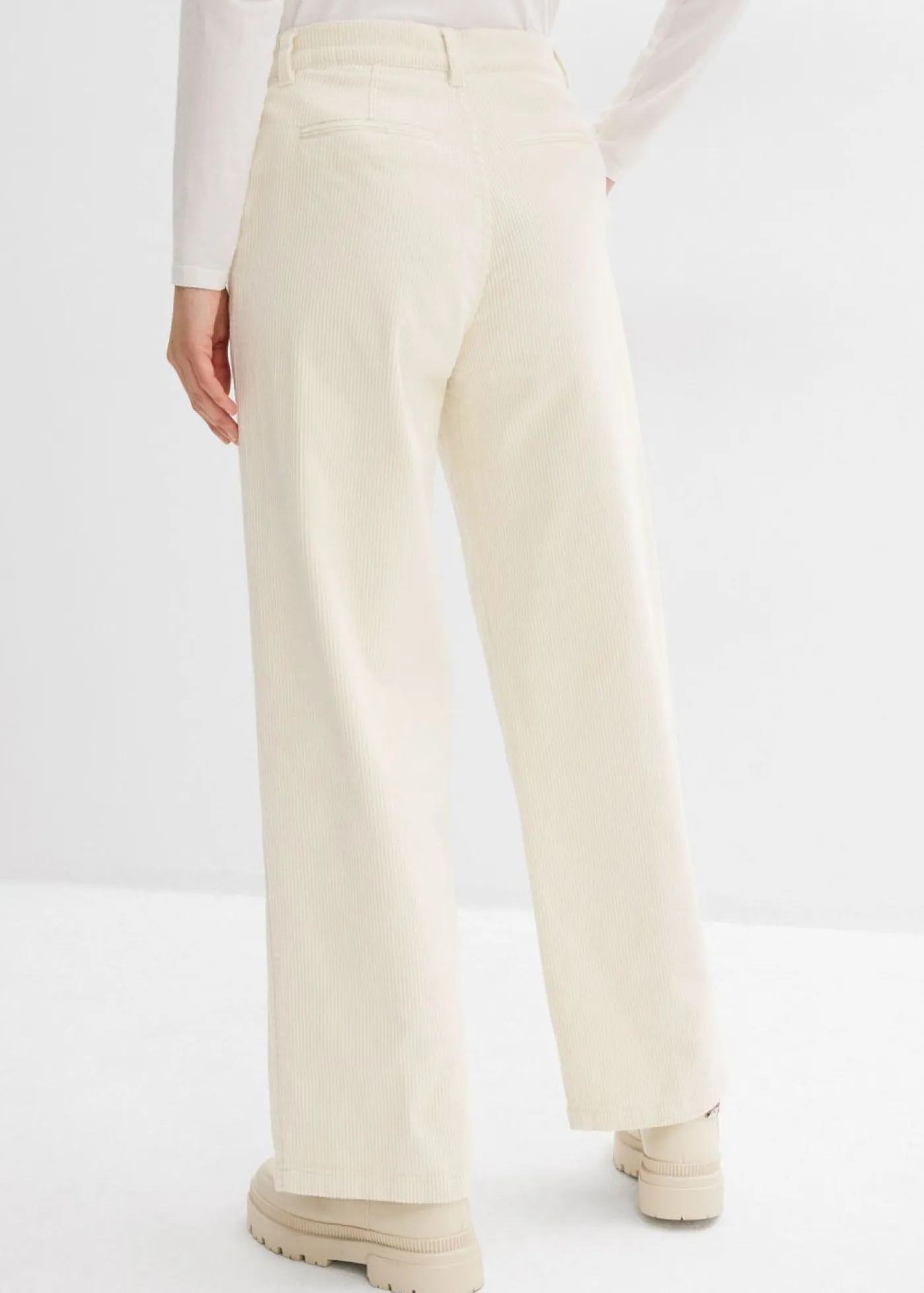 Mujer bonprix bonprix Pantalón ancho de pana