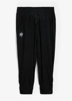 bonprix bonprix Homewear|Ropa Deportiva>Pantalón bombacho 7/8 Negro