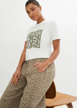 Mujer bonprix bonprix Pantalón bombacho de algodón puro