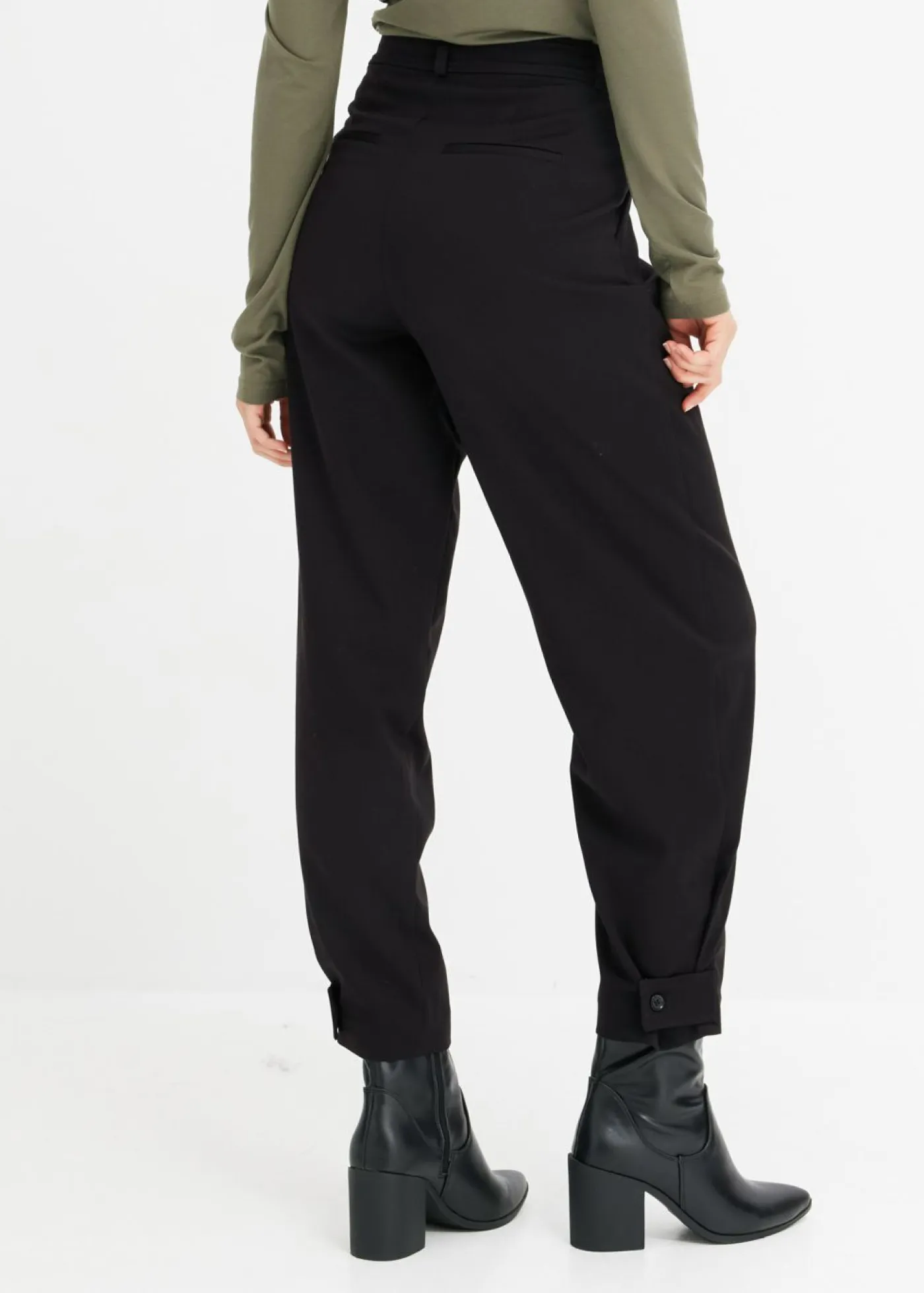 bonprix bonprix Pantalones>Pantalón capri Negro