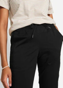 Mujer bonprix bonprix Pantalón capri con cordón