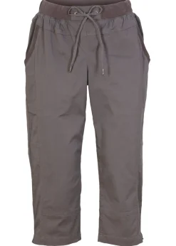Mujer bonprix bonprix Pantalón capri con cordón