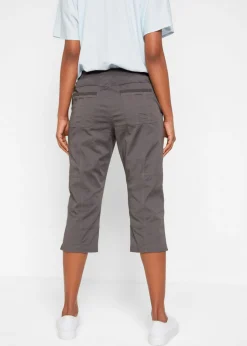 Mujer bonprix bonprix Pantalón capri con cordón