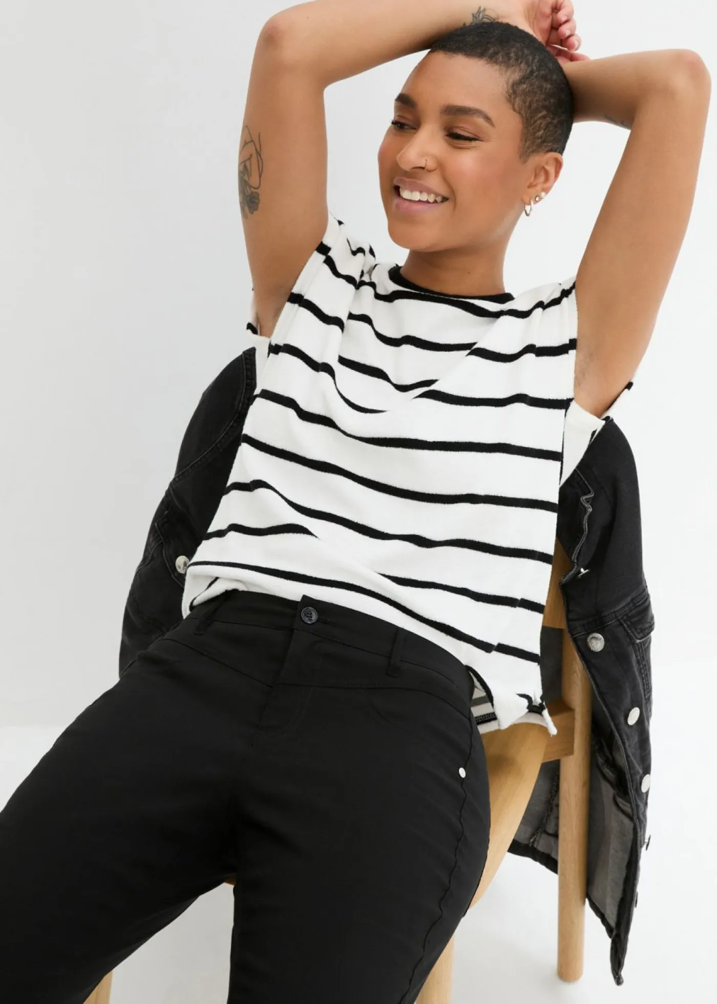 Mujer bonprix bonprix Pantalón capri de bengalina