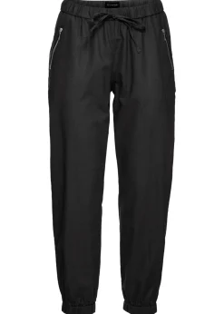 Mujer bonprix bonprix Pantalón capri de mezcla ligera de lino