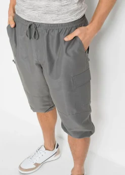 Hombre bonprix bonprix Pantalón capri de microfibra con corte regular