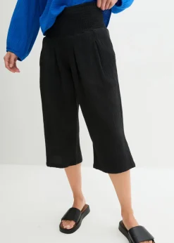Mujer bonprix bonprix Pantalón capri de muselina suave