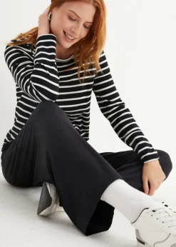 Mujer bonprix bonprix Pantalón capri de talle alto (2 unidades)