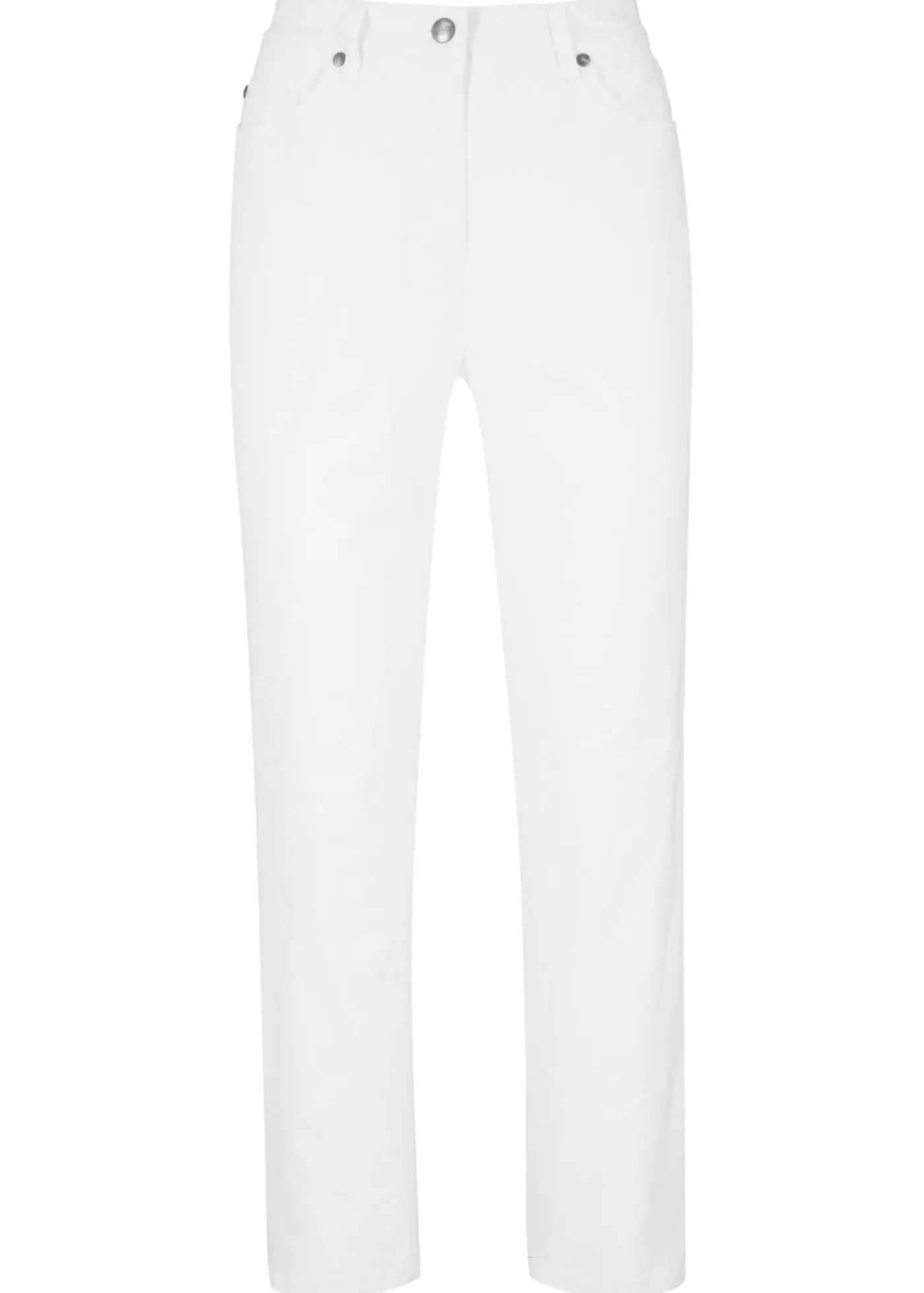 bonprix bonprix Pantalones|Novedades>Pantalón capri de tiro alto Blanco