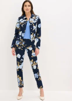 Mujer bonprix bonprix Pantalón capri elástico de algodón