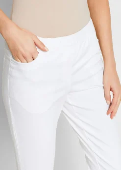 Mujer bonprix bonprix Pantalón capri sin cierre con elástico