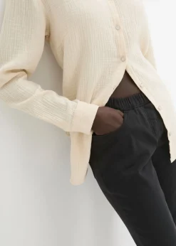 Mujer bonprix bonprix Pantalón capri sin cierre con elástico