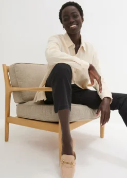 Mujer bonprix bonprix Pantalón capri sin cierre con elástico