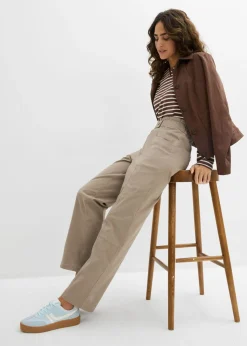 Mujer bonprix bonprix Pantalón cargo de sarga