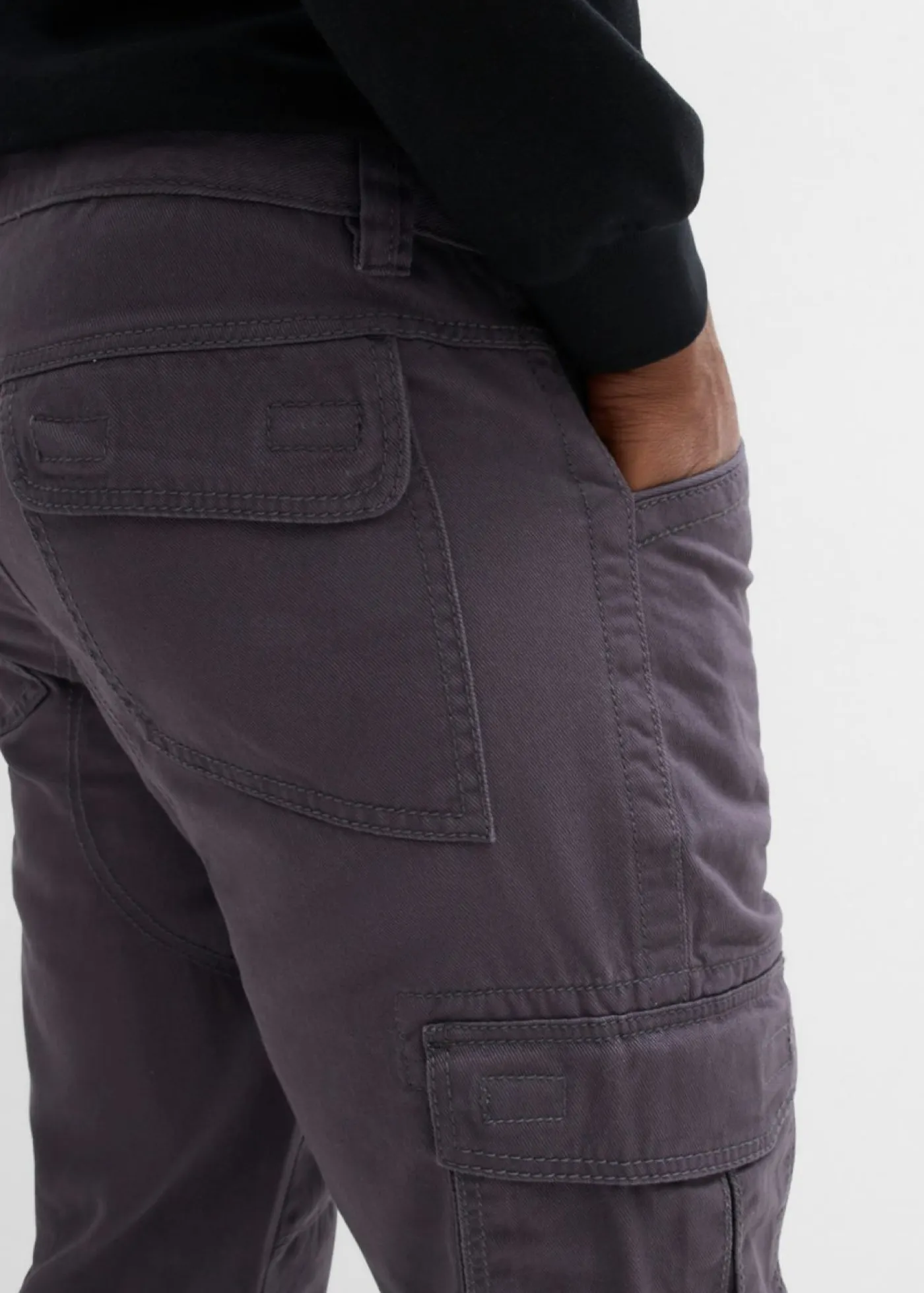 Hombre bonprix bonprix Pantalón cargo, relaxed fit, straight
