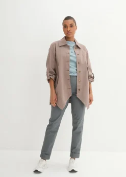 Mujer bonprix bonprix Pantalón chino de algodón hasta el tobillo