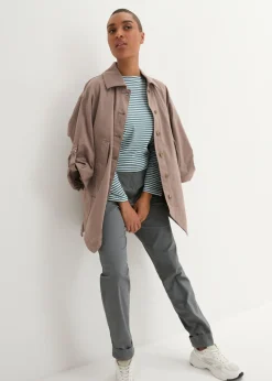 Mujer bonprix bonprix Pantalón chino de algodón hasta el tobillo