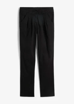 bonprix bonprix Pantalones|Tallas Pequeñas>Pantalón chino elástico Negro