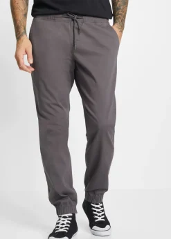 Hombre bonprix bonprix Pantalón chino elástico con corte recto y relajado