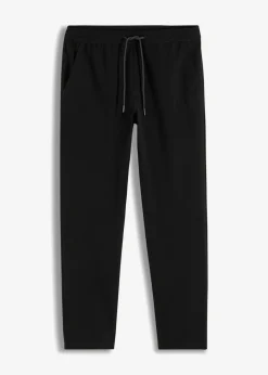 bonprix bonprix Pantalones|Novedades>Pantalón chino elástico con corte recto y relajado Negro