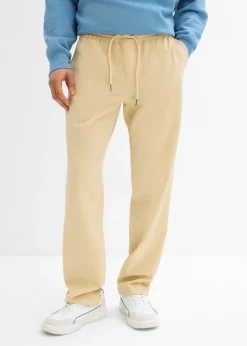 Hombre bonprix bonprix Pantalón chino elástico con corte recto y relajado