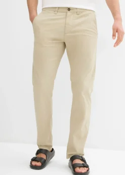 Hombre bonprix bonprix Pantalón chino elástico, regular fit, straight