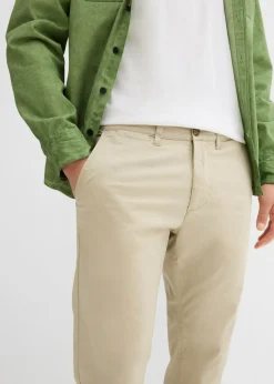 Hombre bonprix bonprix Pantalón chino elástico, regular fit, straight