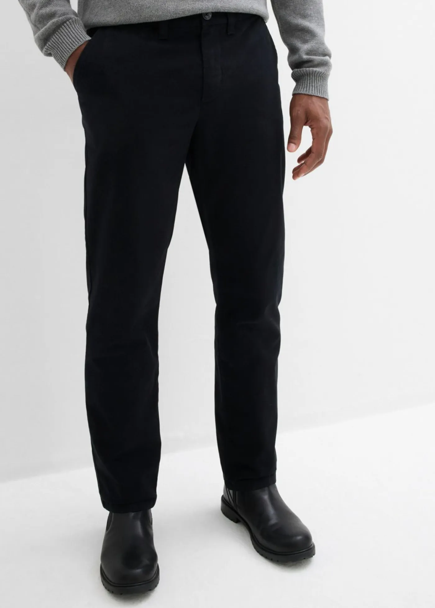 Hombre bonprix bonprix Pantalón chino regular fit de puro algodón, straight