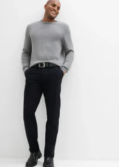 Hombre bonprix bonprix Pantalón chino regular fit de puro algodón, straight