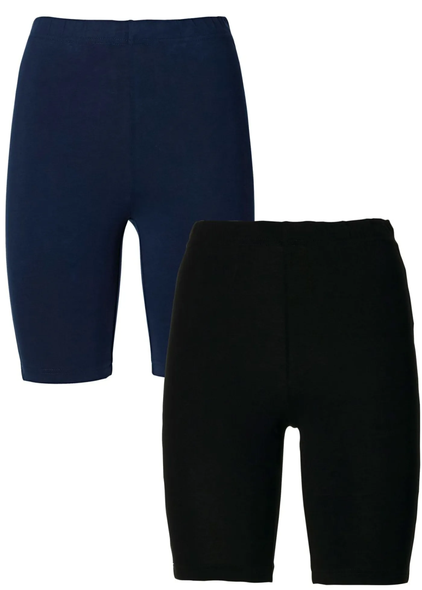 bonprix bonprix Shorts Moldeadores|Básicos>Pantalón ciclista (2 unidades) Azul marino-negro