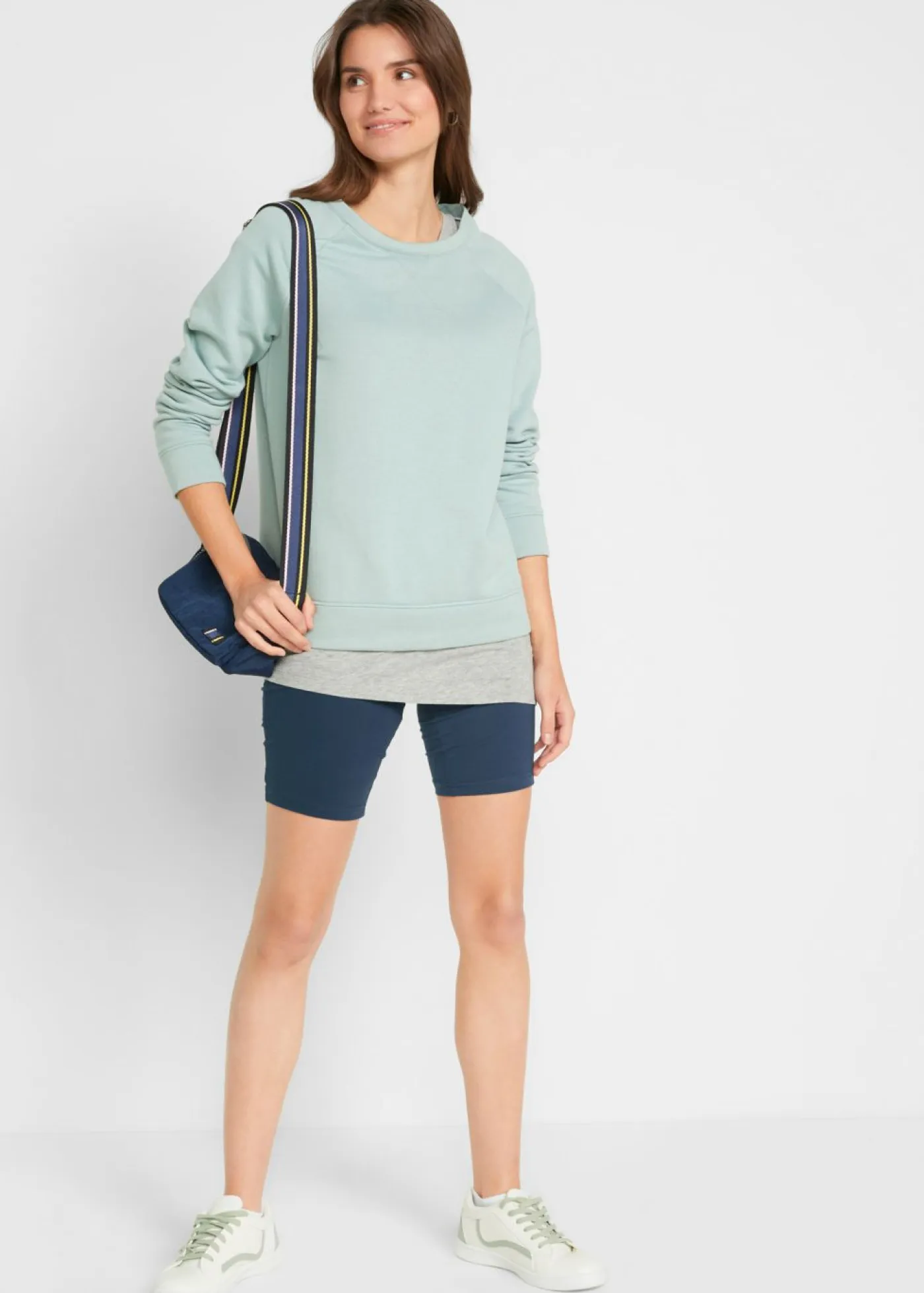 bonprix bonprix Shorts Moldeadores|Básicos>Pantalón ciclista (2 unidades) Azul marino-negro