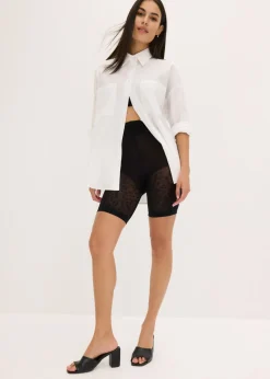 Mujer bonprix bonprix Pantalón ciclista antirrozaduras de 50 den con puños cómodos