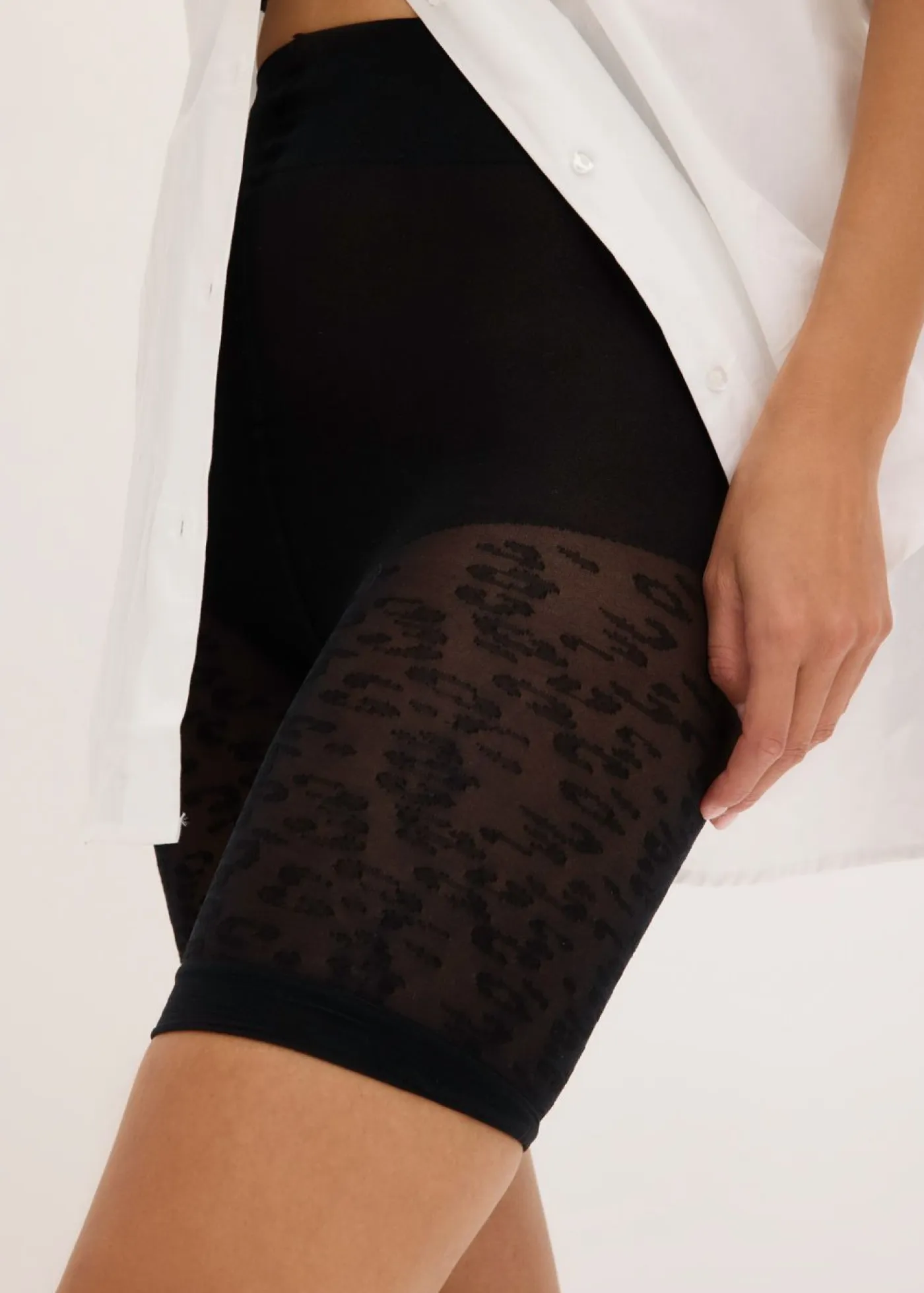 Mujer bonprix bonprix Pantalón ciclista antirrozaduras de 50 den con puños cómodos