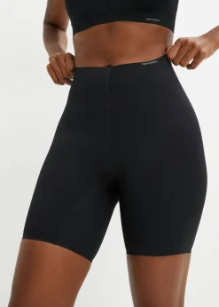 bonprix bonprix Sin Costuras|Bragas>Pantalón ciclista Feel Comfort con corte láser Negro