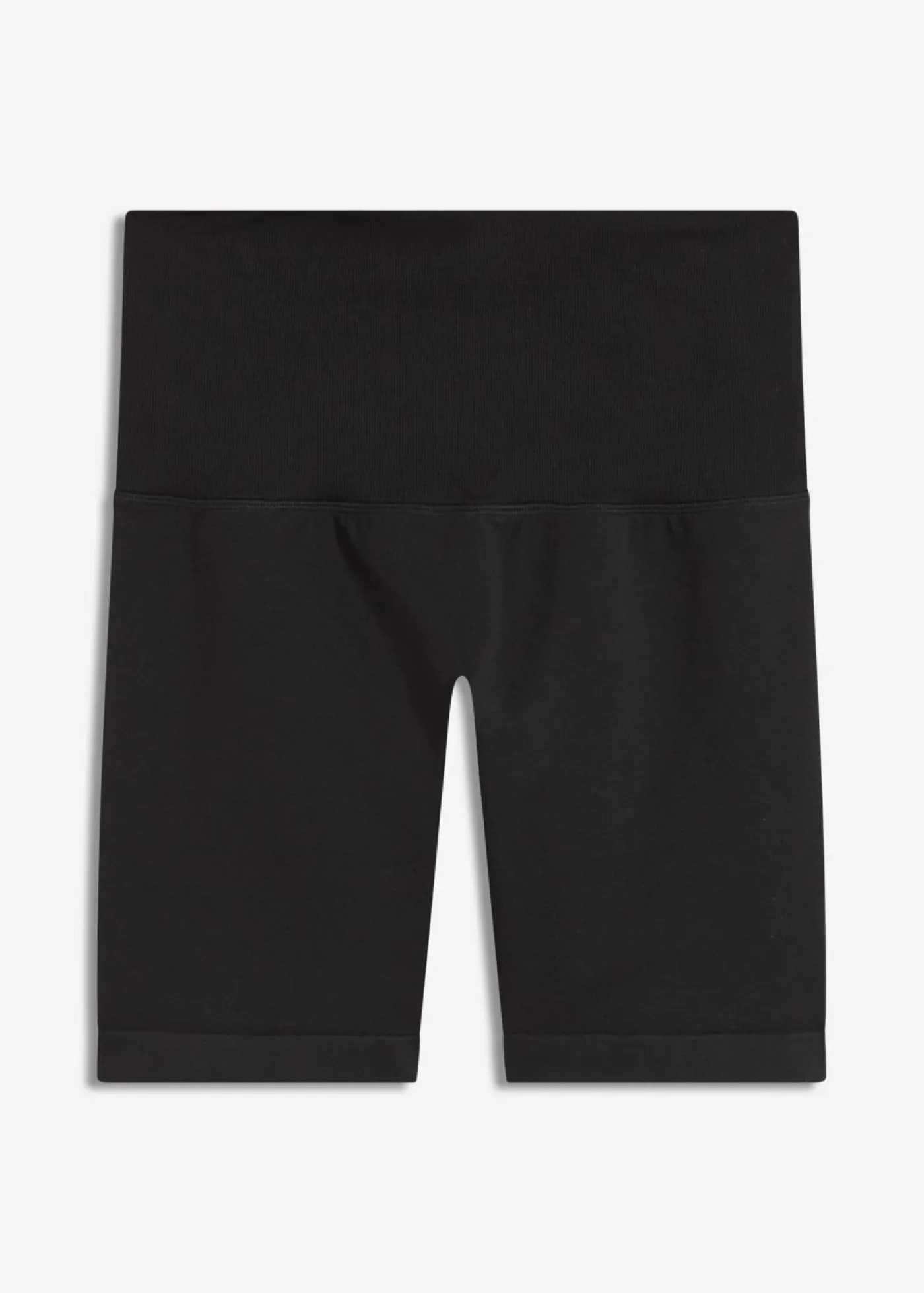 bonprix bonprix Shorts Moldeadores|Ropa Deportiva>Pantalón ciclista sin costuras con fruncido Negro