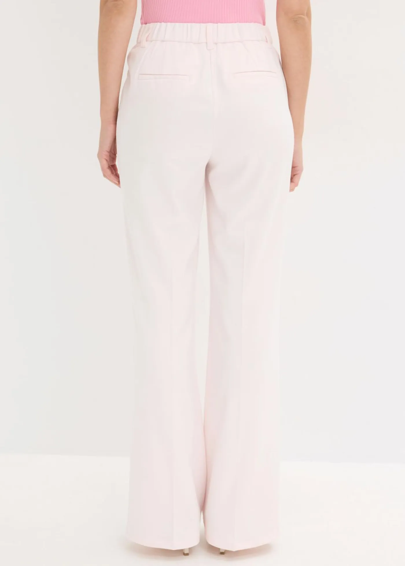 bonprix bonprix Pantalones|Tallas Pequeñas>Pantalón con cintura cómoda Rosa claro