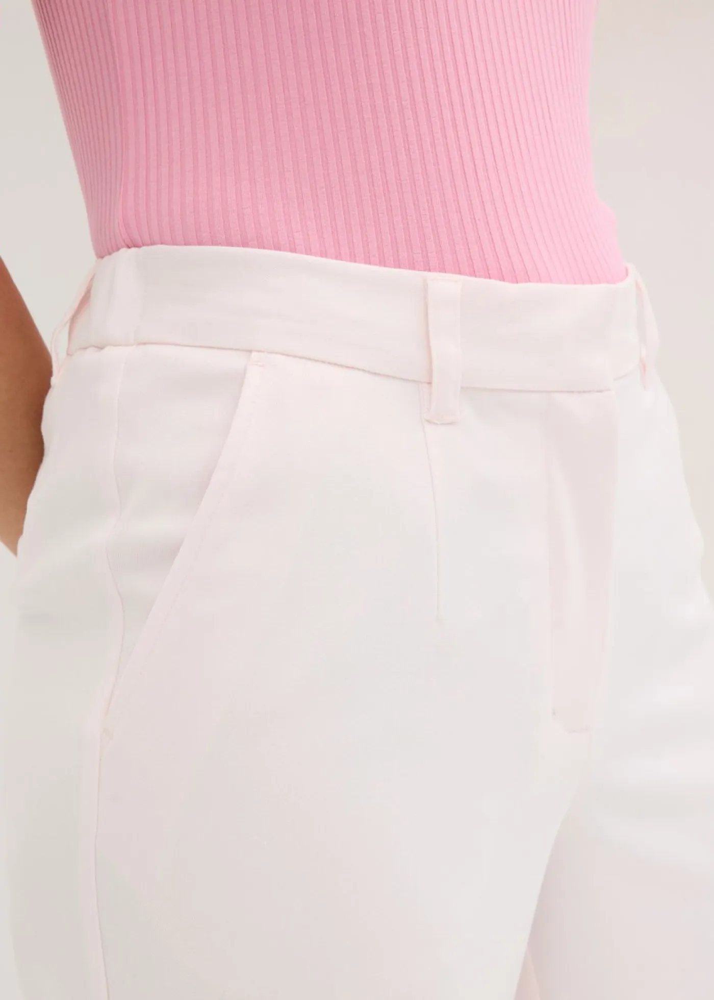 bonprix bonprix Pantalones|Tallas Pequeñas>Pantalón con cintura cómoda Rosa claro