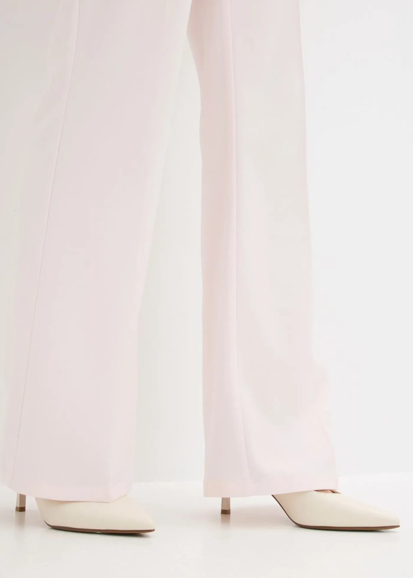 bonprix bonprix Pantalones|Tallas Pequeñas>Pantalón con cintura cómoda Rosa claro