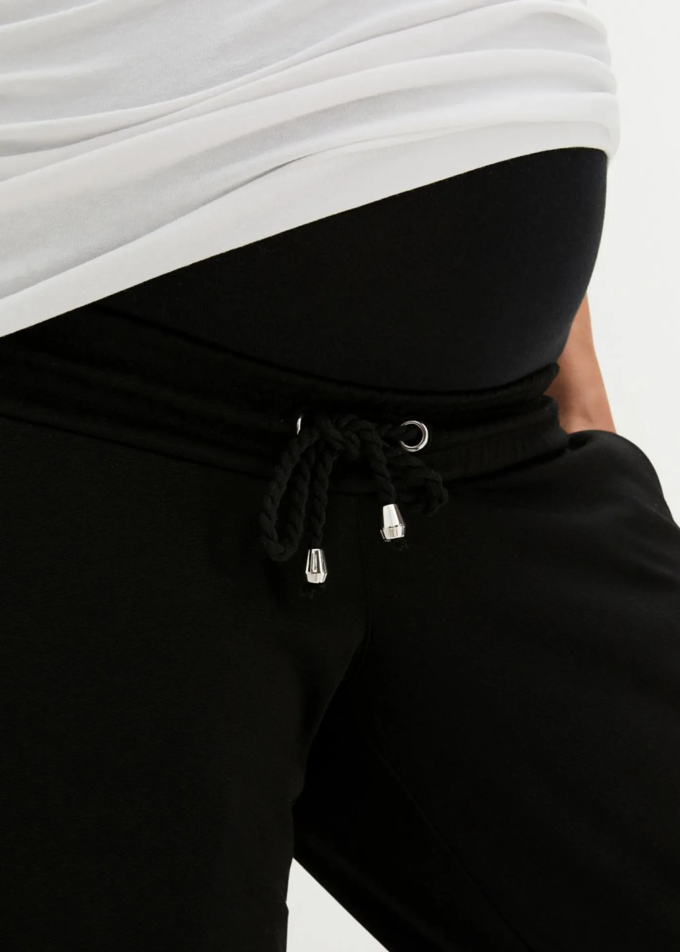 bonprix bonprix Premamá>Pantalón con cintura elástica Negro