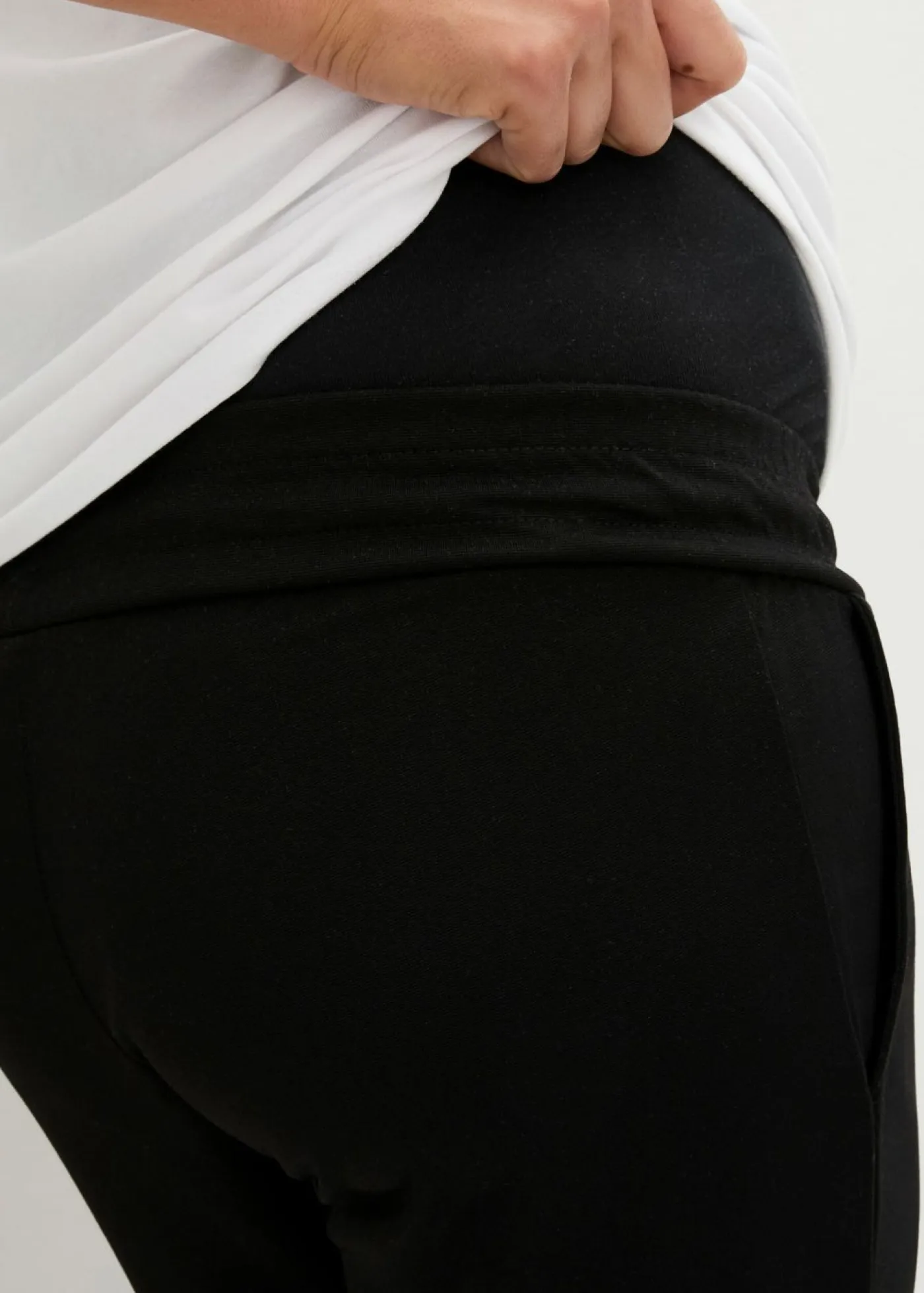 bonprix bonprix Premamá>Pantalón con cintura elástica Negro